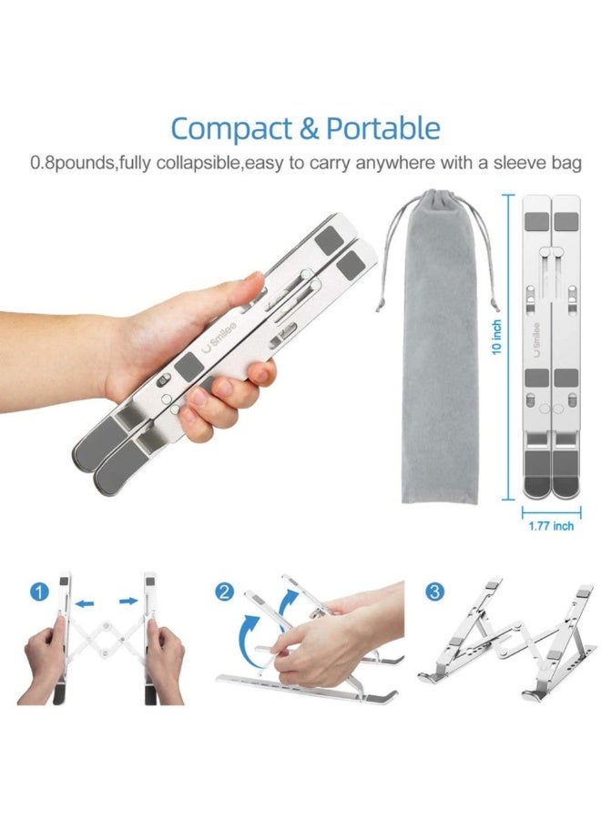 ACLIX Foldable Aluminum Laptop Stand Silver - Image 5